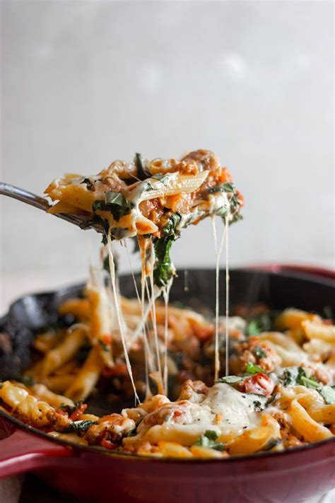 Italian Sausage And Kale Pasta Bake The Home Cook S Kitchen Recipe