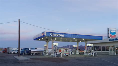 Chevron Gas Station in California Editorial Photography - Image of ...