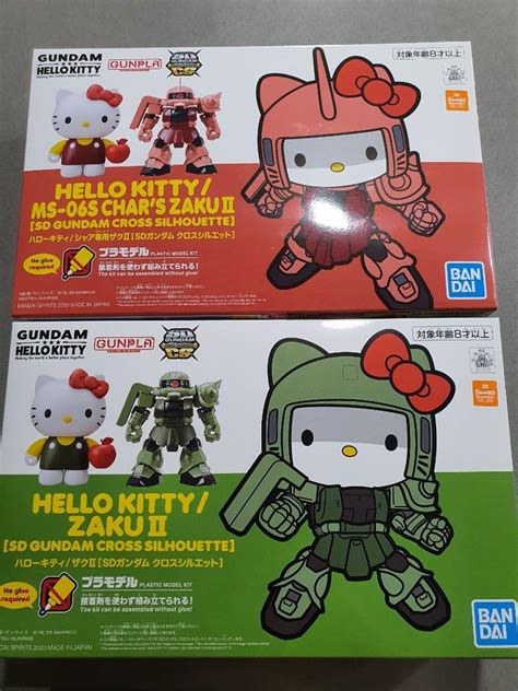 [in Stock] Bandai Sd Gundam Cross Silhouette Sdcs Hello Kitty Chars