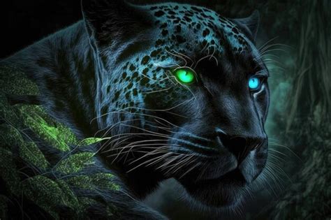 Premium Photo | Night vision like a panther39s