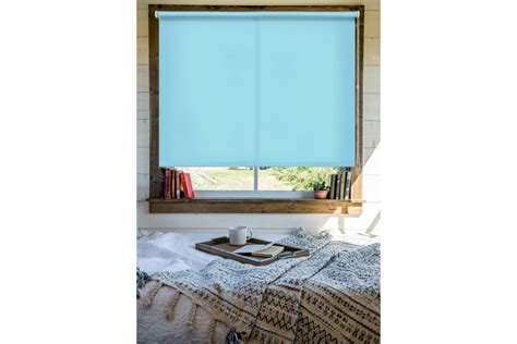 Рулонные шторы Эскар, лайт цвет бирюзовый 40x160см 7683040160 ...