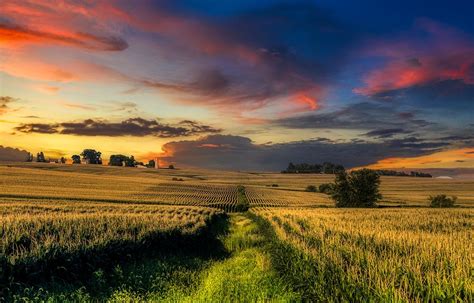 An Iowa Sunset Photograph By Mountain Dreams Fine Art America