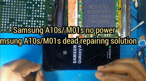 Samsung A10s M01S No Power Solution SAMSUNG A10S M01s Dead Repairing