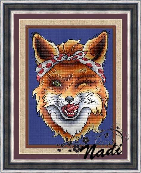 Лиса-Алиса, схема для вышивки, арт. НК-091 Надежда Казарина | Купить ...