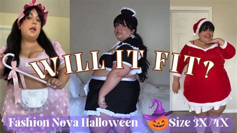 Plus Size Halloween Costume Haul Fashion Nova Curve Halloween Try On