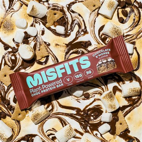 Misfits Protein Bar Chocolate S’mores At Naturamarket