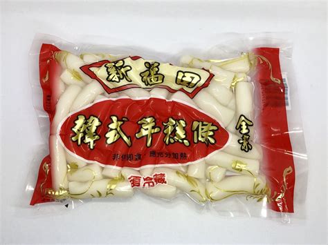 新福田韓式年糕條550g全素 永發生鮮素食專賣店