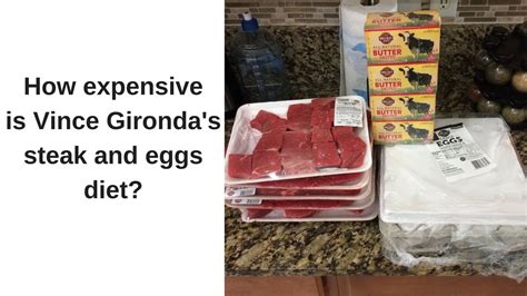 How Expensive Is Vince Girondas Steak And Eggs Diet Youtube