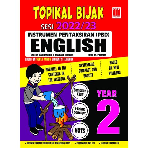 Pustaka Vision 2022 Topikal Bijak English Year 2 9789674824044 2023