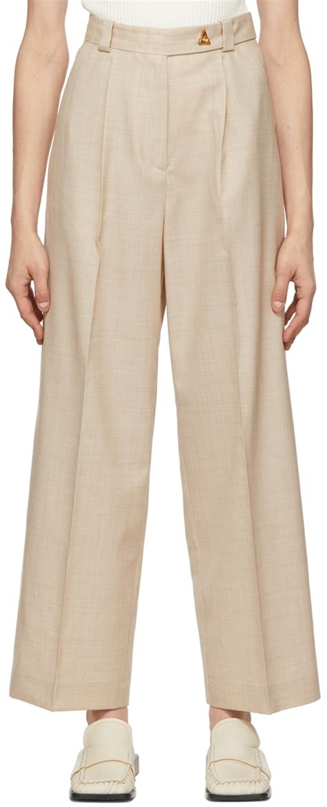 Aeron Beige Manuela Trousers Ssense