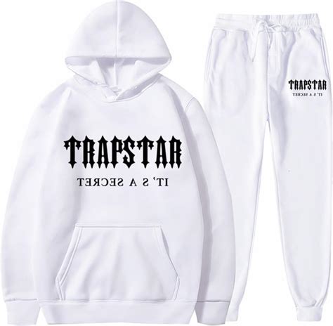 Felpa Pile Tuta Trapstar Uomo Donna Completo Trapstar Ricamata