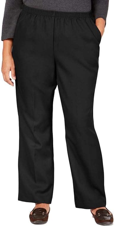 Karen Scott Womens Plus Comfort Waist Classic Fit Pull On Pants At