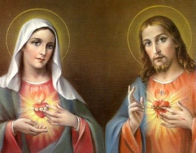 Sacred Heart Of Jesus And Immaculate Heart Of Mary