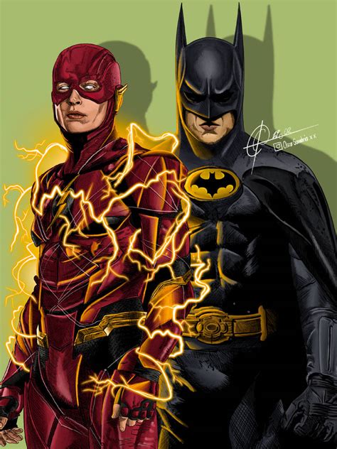 Flash and Batman FanArt by OscarSanabria on DeviantArt