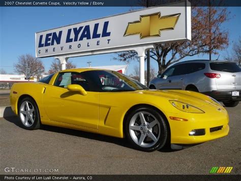 2007 Chevrolet Corvette Coupe In Velocity Yellow Photo No 23671092