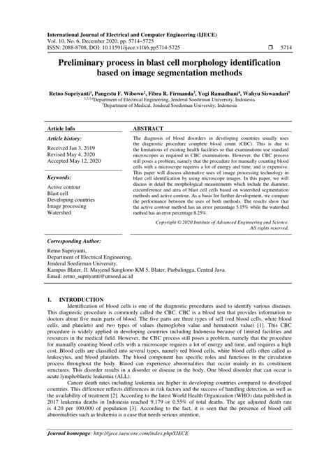 (PDF) Preliminary process in blast cell morphology identification based on image segmentation ...