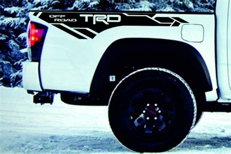 Toyota Tacoma Tundra 2pcs Side Stripe Body Decal Vinyl Graphics