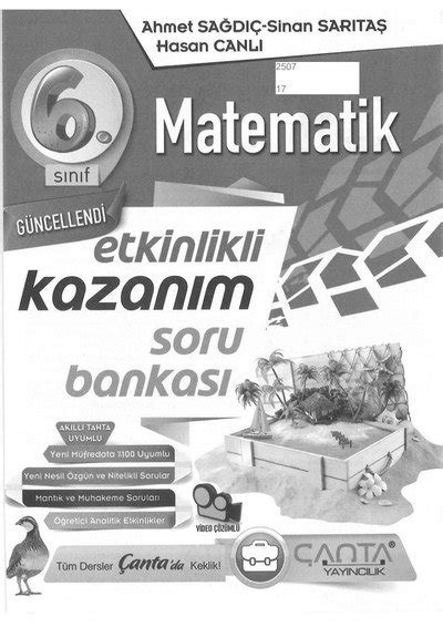 MATEMATİK ETKİNLİKLİ KAZANIM SORU BANKASI ÇANTA YAYINCILIK Fotokopi