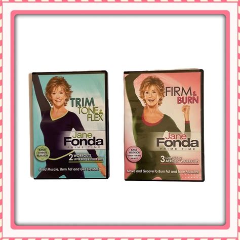 Media Jane Fonda Workout Dvds Set Of 2 Poshmark