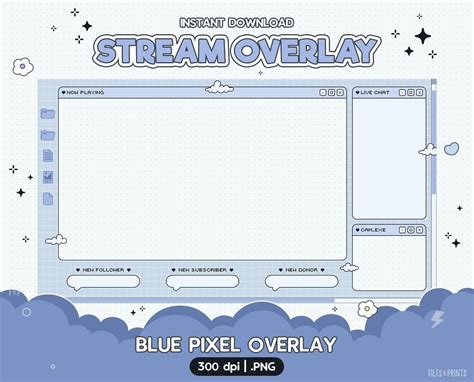 Overlays Cute Free Overlays Twitch Streaming Setup Twitch Channel