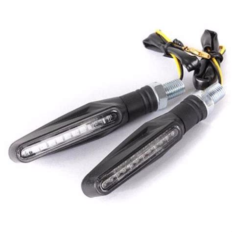 Kit Pe As Pisca Seta Esportiva Moto Led Universal Palito Submarino