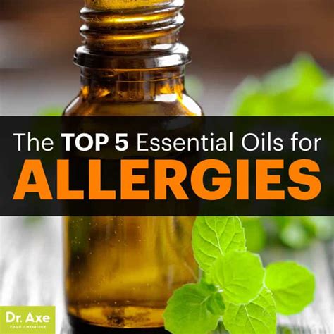 Top 5 Essential Oils for Allergies - Dr. Axe