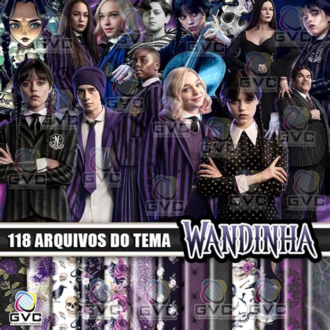 Kit Digital Wandinha Fam Lia Addams Elo Produtos Especiais