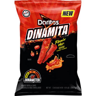 Doritos Dinamita Rolled Tortilla Chips Flamin Hot Queso Oz