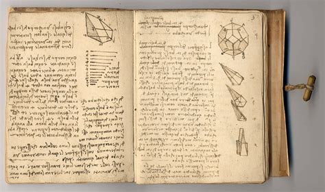 Des carnets de Léonard de Vinci numérisés en haute résolution