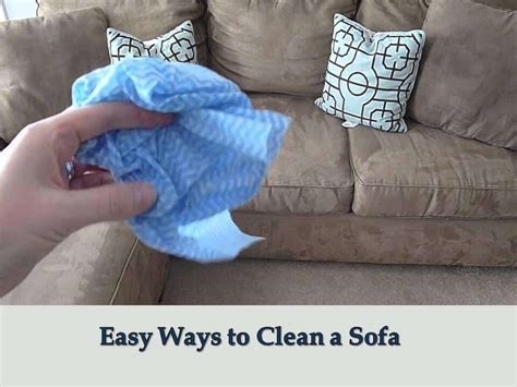 Easy Ways to Clean a Sofa - Shiftkiya.com