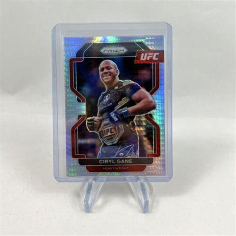 Ciryl Gane Hyper 101 Prices 2022 Panini Prizm UFC Ufc Cards