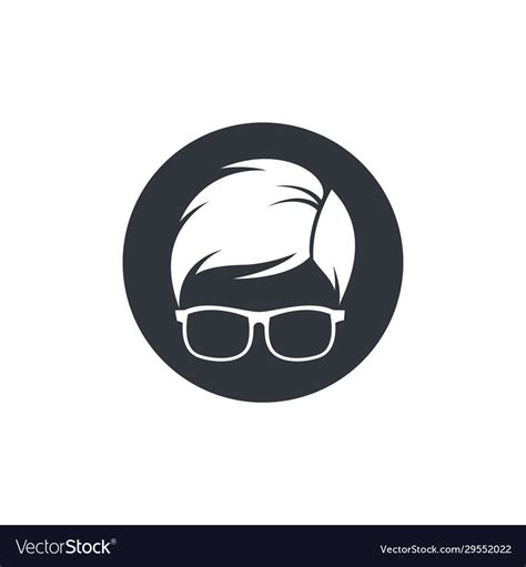 Geek logo template icon Royalty Free Vector Image