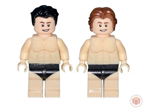 Naked Minifigure With Six Pack Custom Design Playboy Etsy