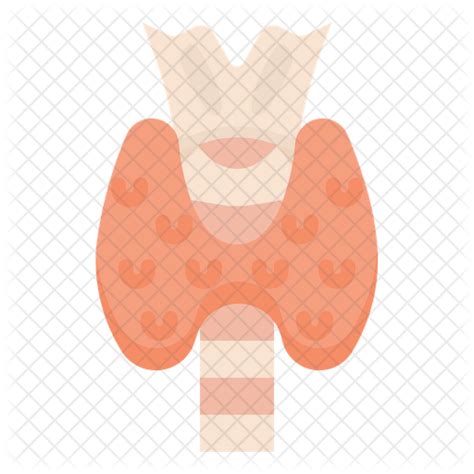 Thyroid Gland Icon Download In Flat Style