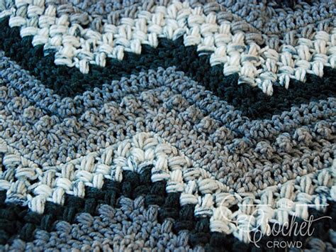 Ravelry Beans And Bobbles Chevron Afghan Pattern By Jeanne Steinhilber