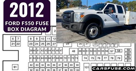 2012 Ford F550 Fuse Box Diagram