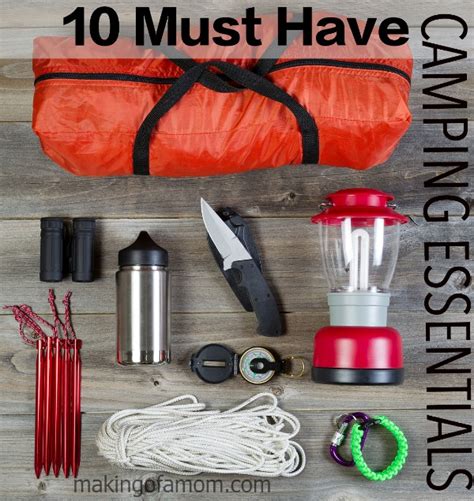 10 Must Bring Items for Camping This Summer