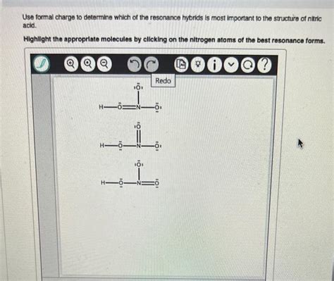 Solved Use formal charge to determine which of the resonance | Chegg.com