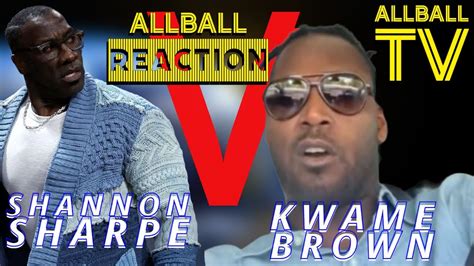 Nba Live Reaction Shannon Sharpe Vs Kwame Brown Youtube