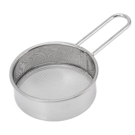 Flour Sieve Strainer Stainless Steel Lightweight Easy Cleaning