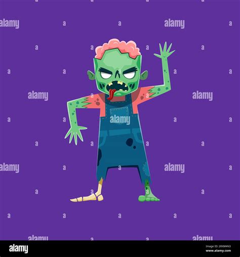 Halloween Zombie Character Horror Night Holiday Spooky Dead Monster