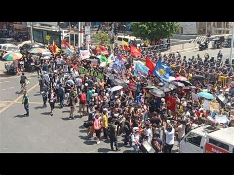 Live Sanib Pwersa Mga Jeepney Drivers Rally Sa Mendiola Youtube