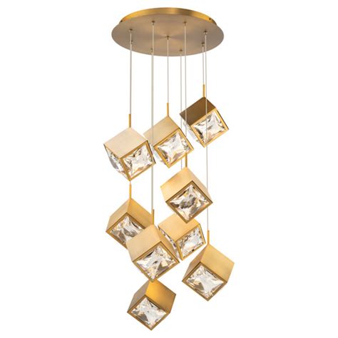 DweLED Ice Cube 9 Light LED Cluster Pendant Wayfair