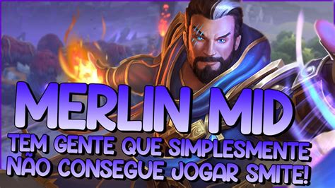 Ranked Conquista Merlin Mid Smite Br Ft Spec Youtube