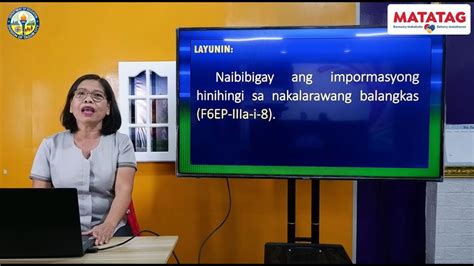 Quarter 3 Grade 3 Filipino Naibibigay Ang Impormasyong Hinihingi Sa