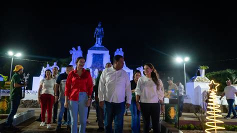 Iluminada y restaurada entregó la Alcaldía de Maracaibo la plaza Indio Mara