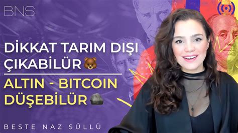 DİKKAT TARIM DIŞI ÇIKABİLÜR ALTIN BITCOIN DÜŞEBİLÜR YouTube