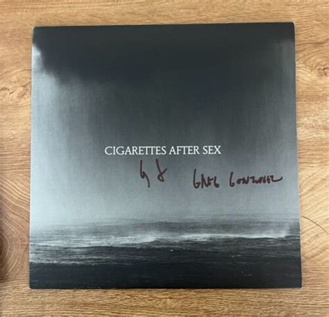 Cigarettes After Sex Signed Vinyl Album Cry Gregory Gonzalez