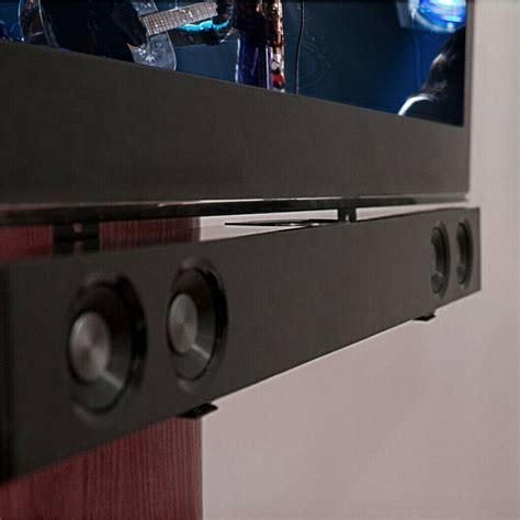 H Duty Soundbar Bracket Mount Under Over Tv And Hole Fits Sonos Samsung Sony Lg Ebay