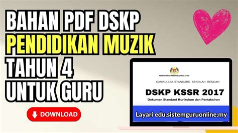 Bahan Pdf Dskp Pendidikan Muzik Tahun 4 Download Rph Rpt Soalan And Bahan Pendidikan Percuma